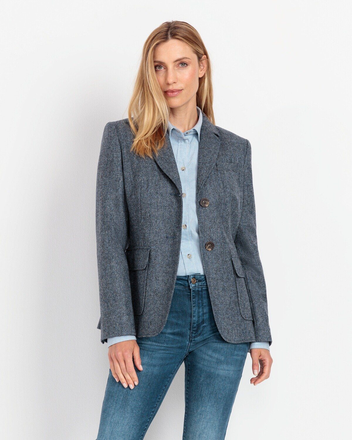 Highmoor Jackenblazer Fischgrat-Blazer