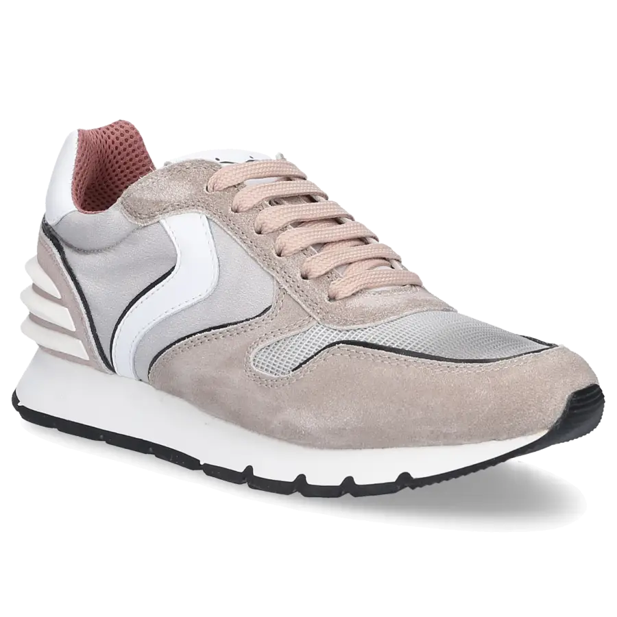 VOILE BLANCHE - Sneaker low JULIA POWER Veloursleder - grau