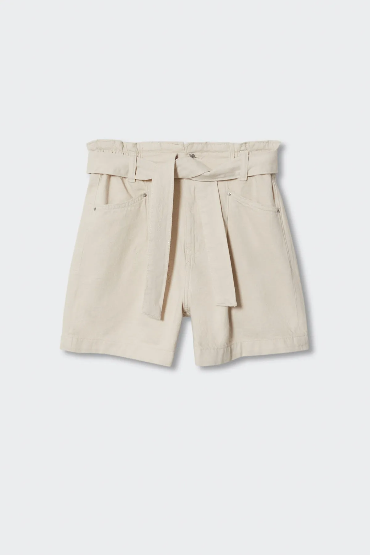 MANGO  Ecru Damen Shorts & Bermuda 37020079