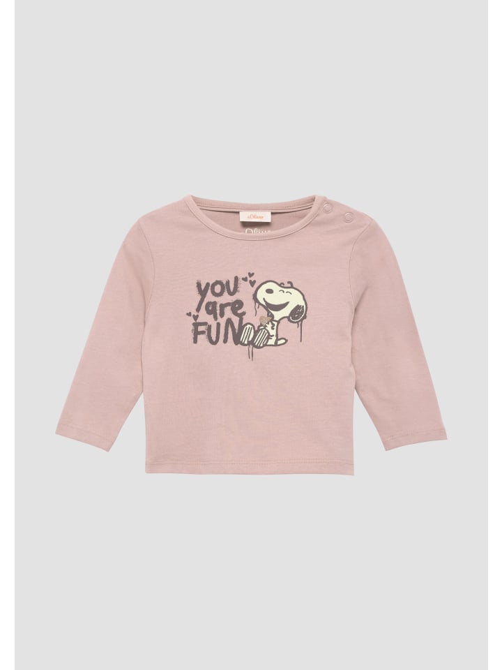 s.Oliver T-Shirt langarm in Pink günstig kaufen
