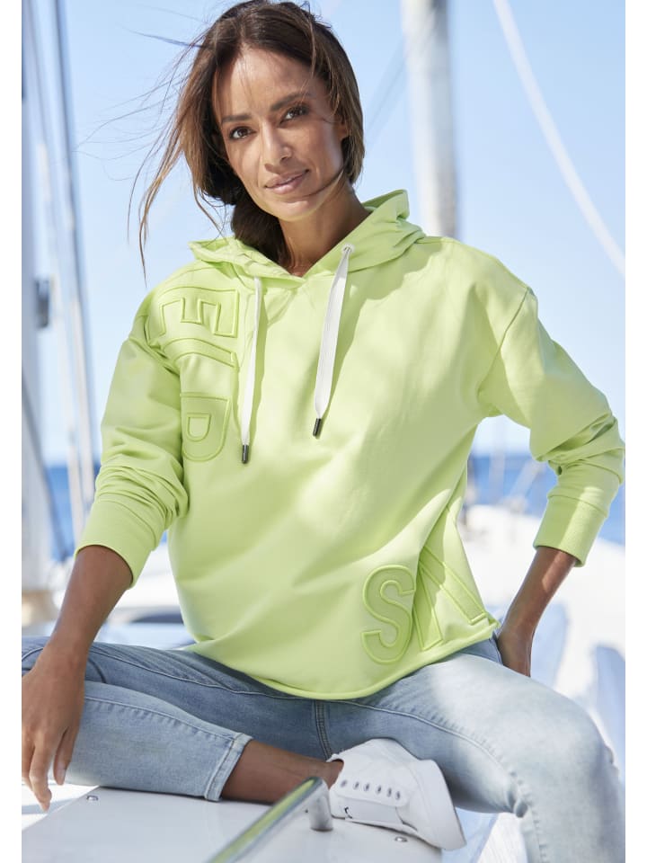 ELBSAND Kapuzensweatshirt in limone günstig kaufen