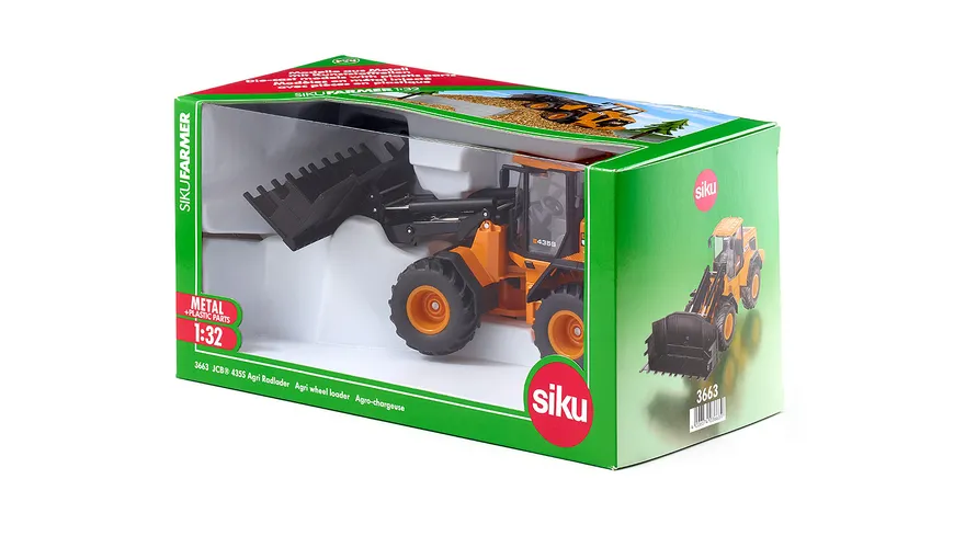 SIKU 3663 Farmer - JCB 435S Agri Radlader