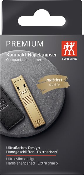 ZWILLING Beauty Premium Kompakt-Nagelknipser - gold Nagelknipser