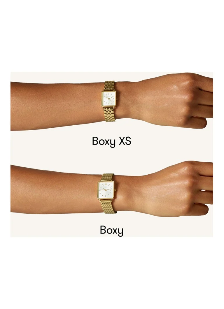 Rosefield The Mini Boxy watch QMWSSG-Q023
