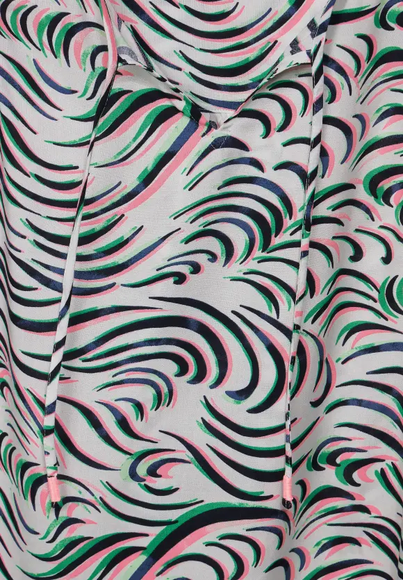 CECIL Bluse mit Wellenprint