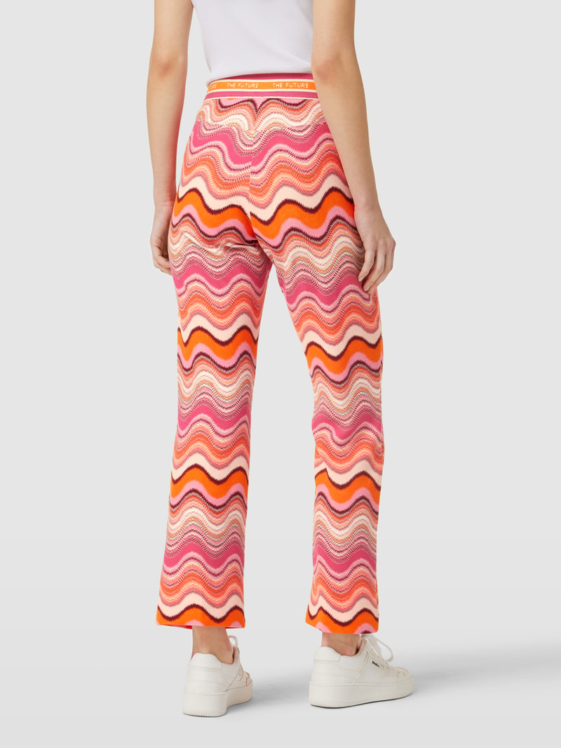 Hose in Strick-Optik Modell 'Rainee' in pink