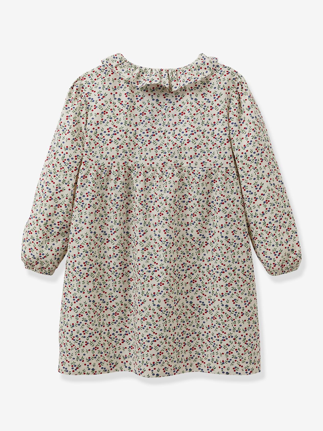 Tablier fille fruit CYRILLUS rouge