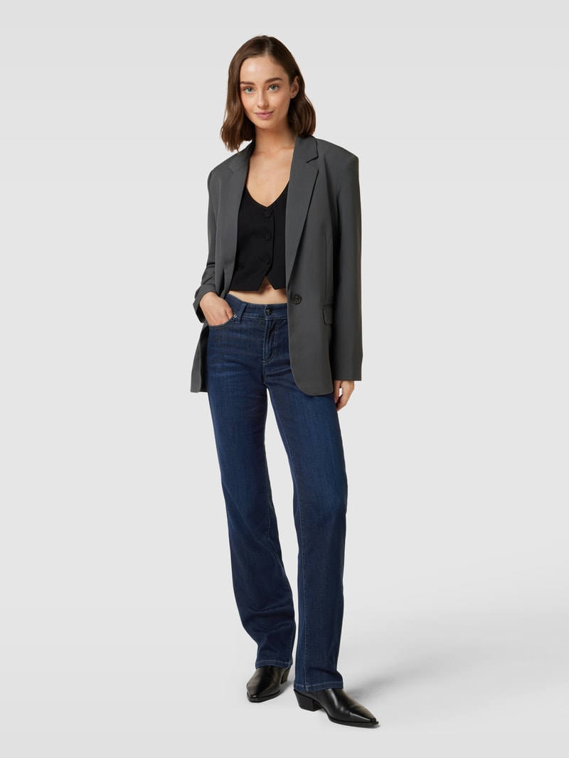 Jeans mit 5-Pocket-Design Modell 'PARIS' in dunkelblau