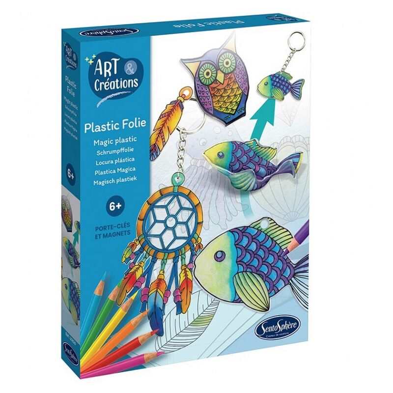 Plastic folie porte-clés et magnets - Art & creations