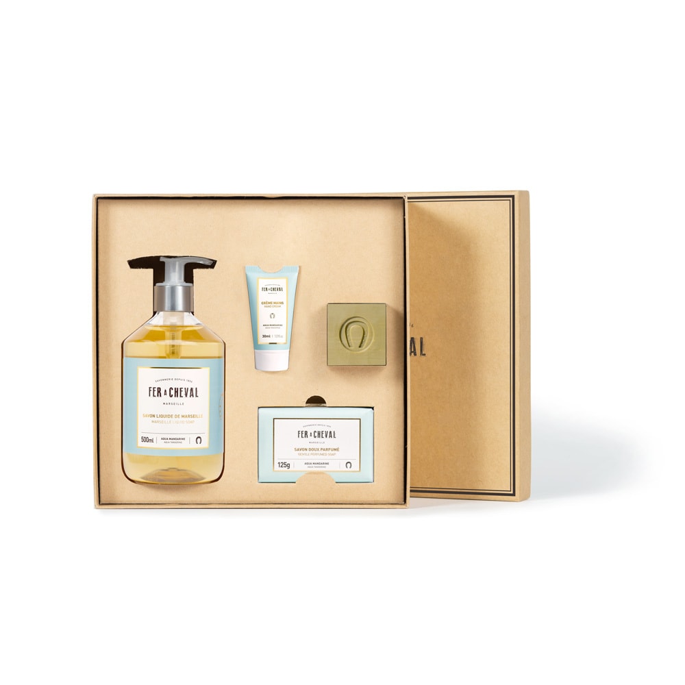 fer à cheval COFFRET AQUA MANADRINE 100% OLIVE SAVON