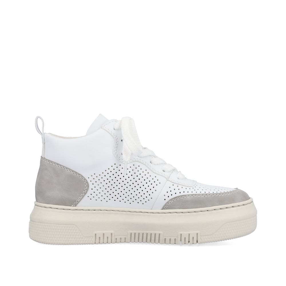 Rieker Damen Sneaker High edelweiß