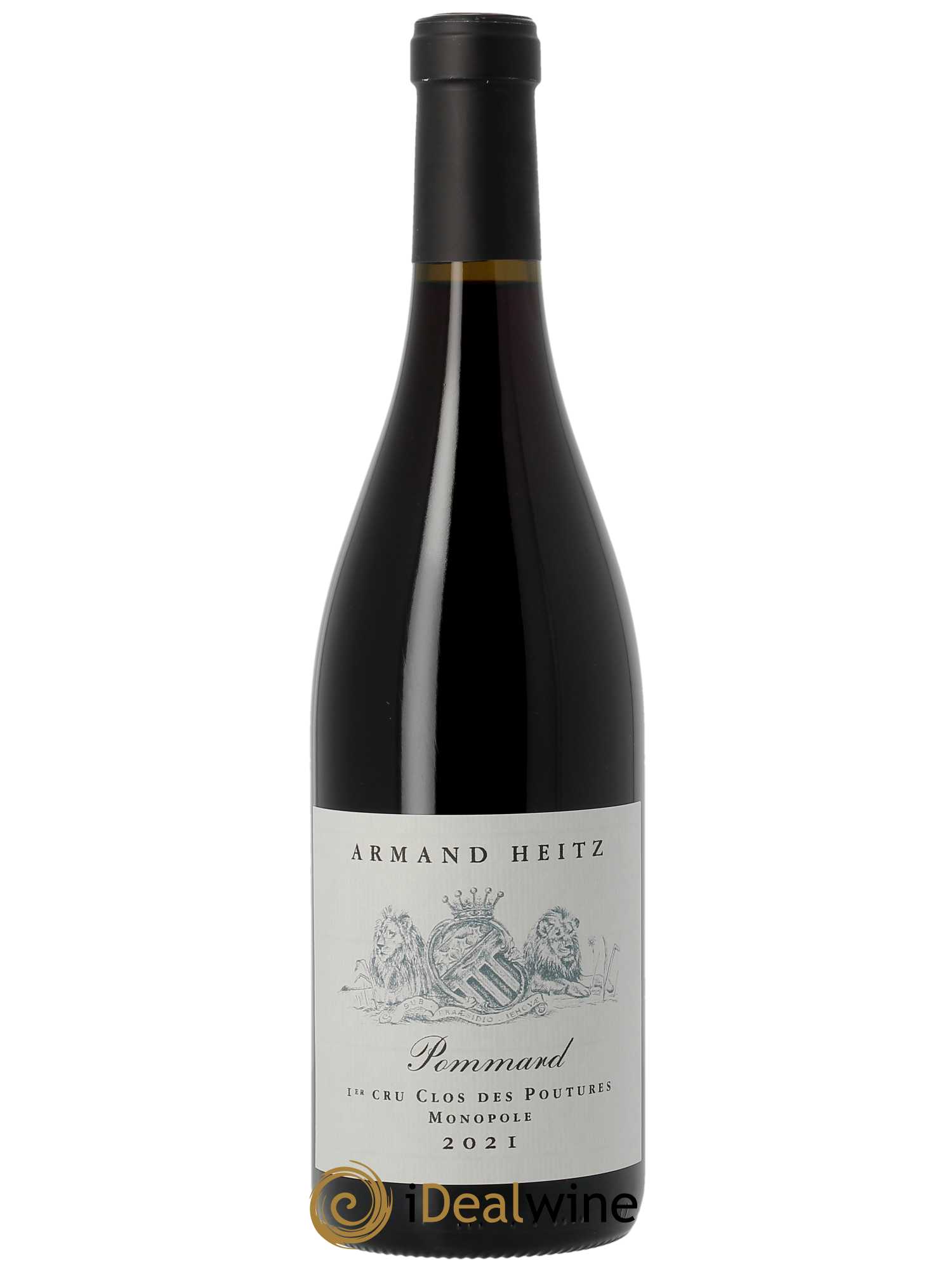 Pommard 1er Cru Clos des Poutures Armand Heitz (anciennement Heitz-Lochardet)  2021 - Lot de 1 Bouteille