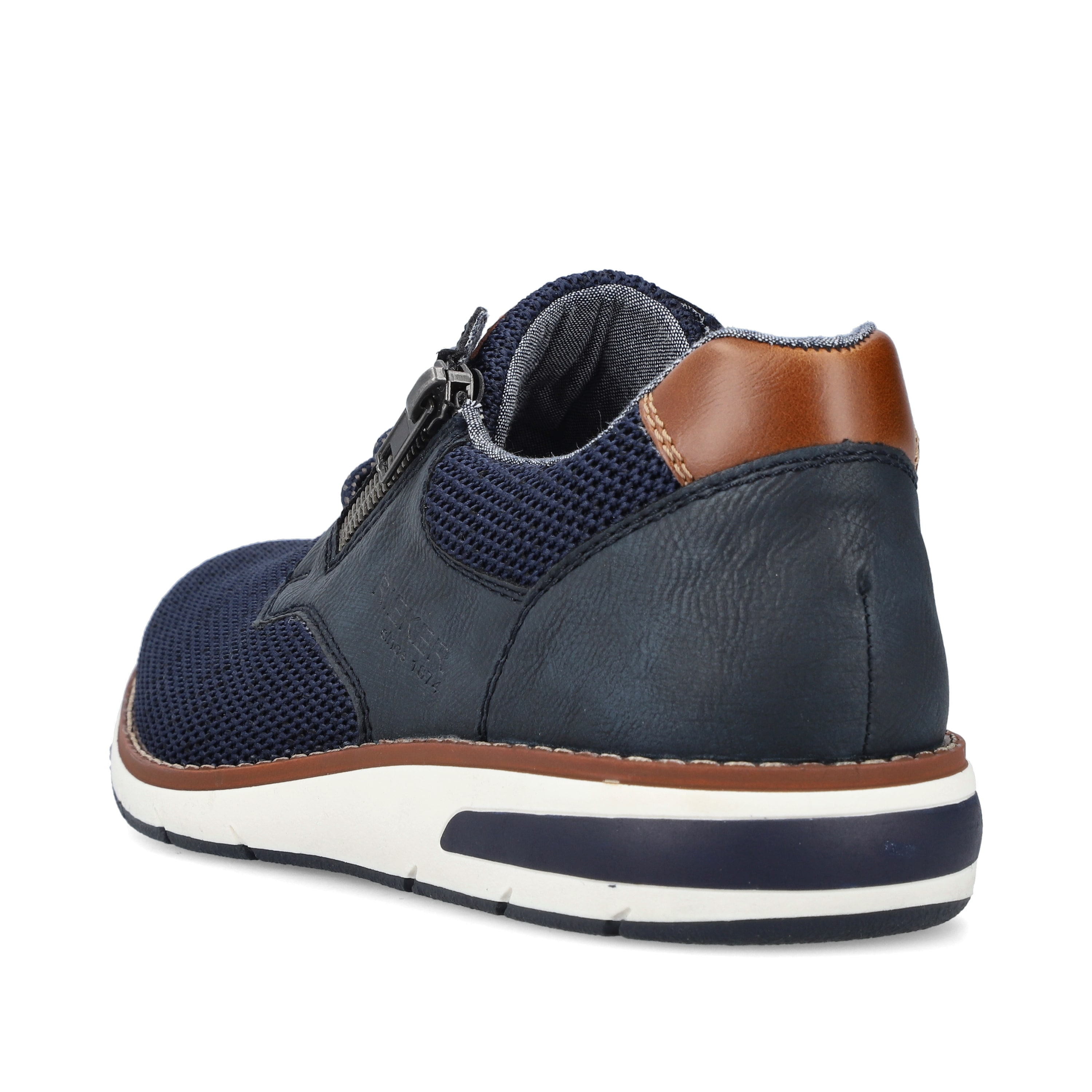 Rieker Herren Schnürschuhe azurblau