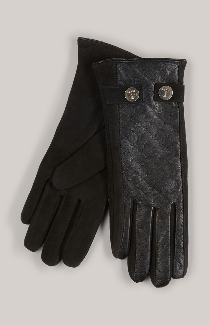 Lederhandschuhe in Schwarz