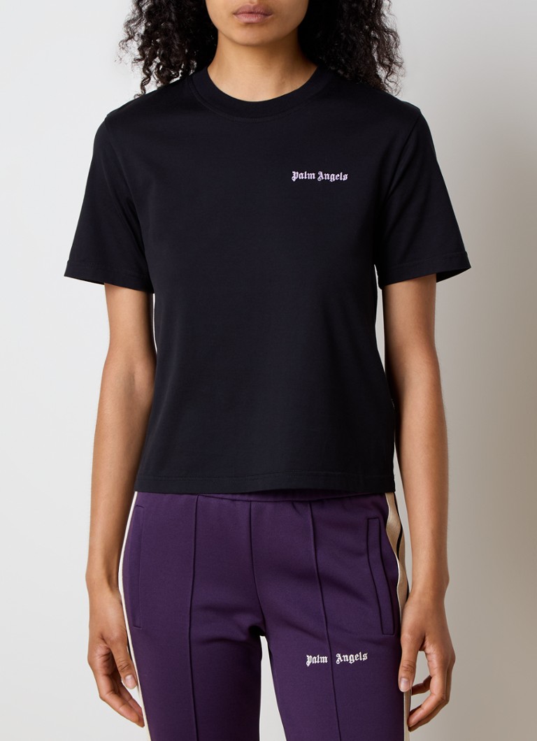 Palm Angels T-krekls ar izšuvumu no logotipa