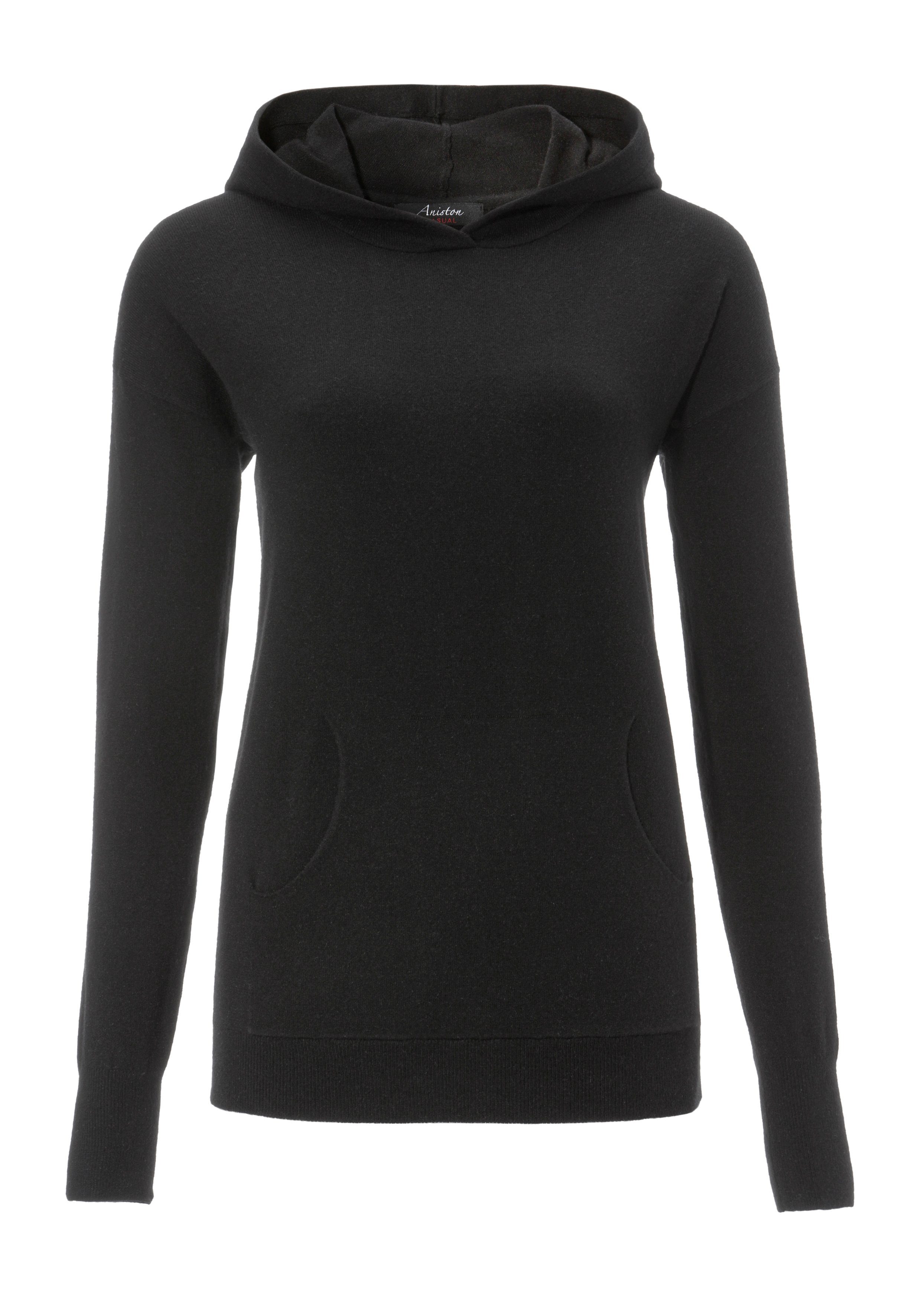 Aniston CASUAL Kapuzenpullover mit Kängurutasche