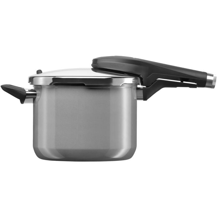 Fusiontec Perfect Premium Schnellkochtopf, 6,5 l, Platinum