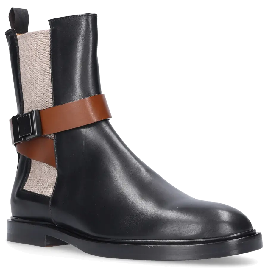 Roberto Festa - Stiefeletten KARI Kalbsleder - schwarz