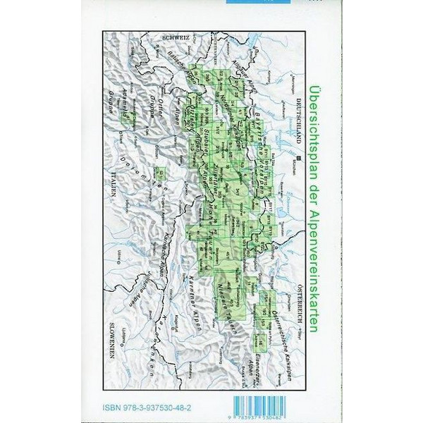 DAV 33 SKI TUXER ALPEN 1:50T - Wanderkarte