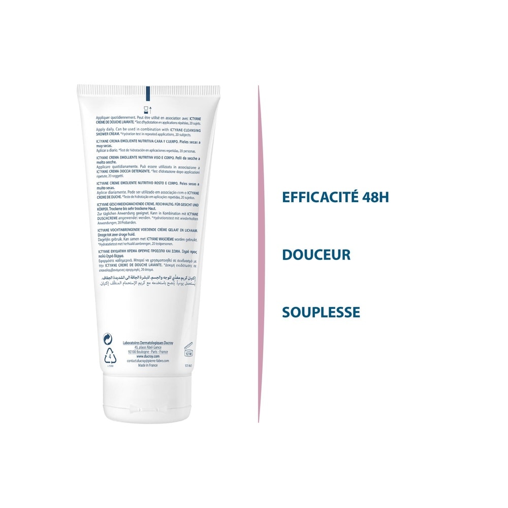 Ducray Ictyane Crème Corps 200 ml Crème corps
