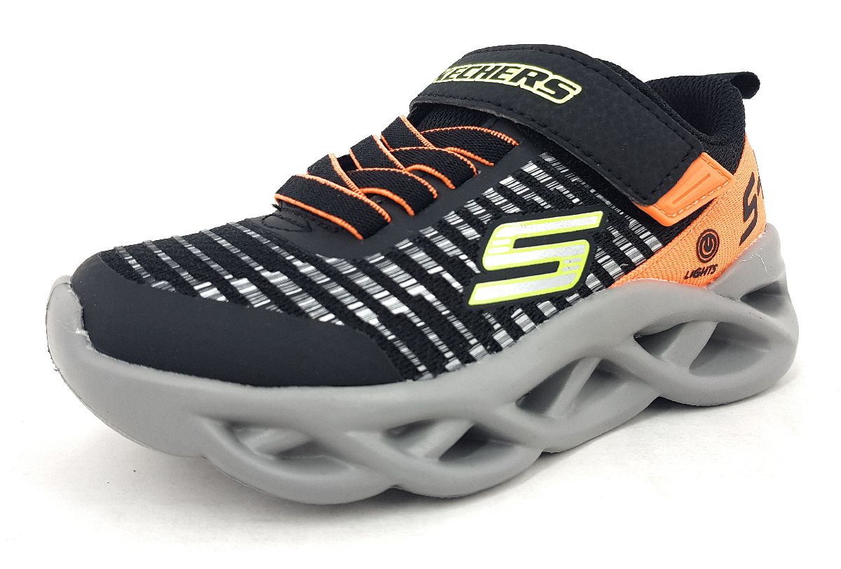 Skechers Twisty Brights 401650L BKOR Schwarz BKOR black/orange