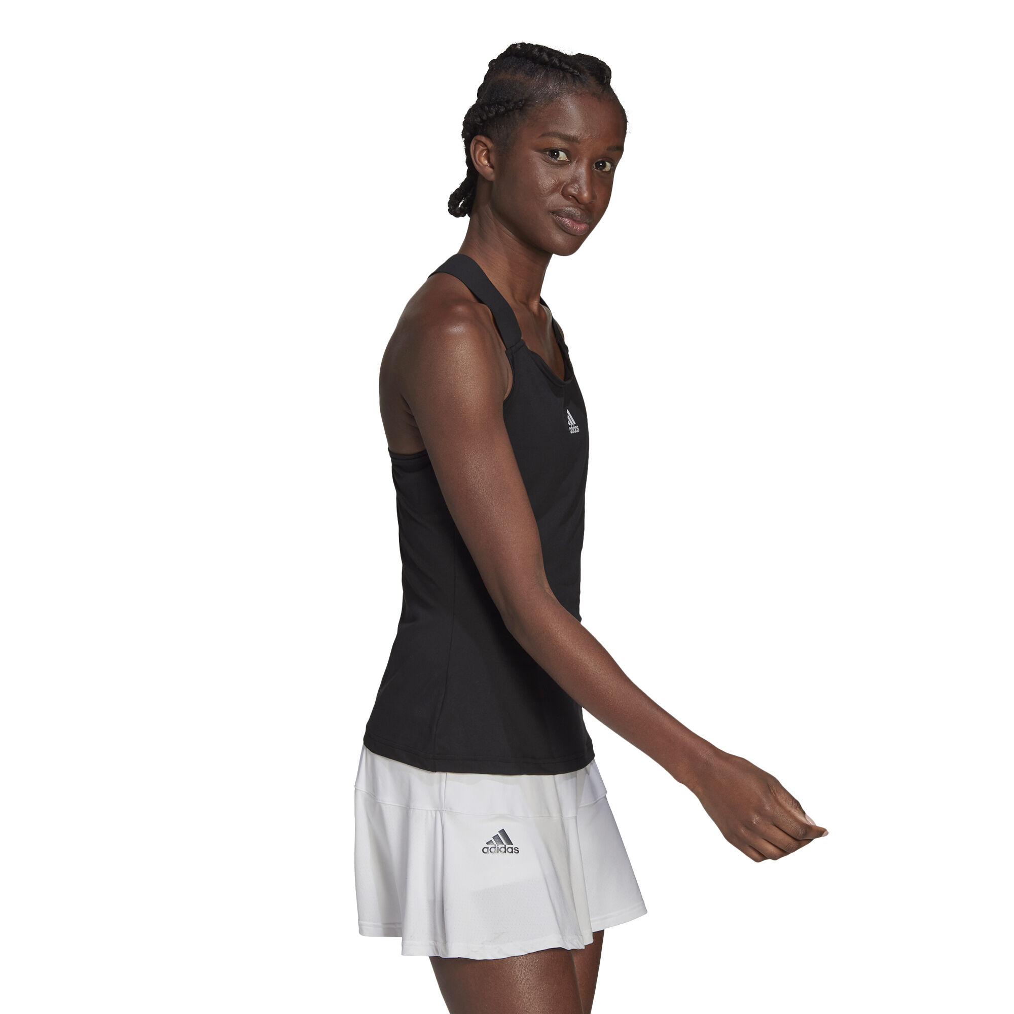 Y- Tank-Top Damen - Schwarz, Weiß