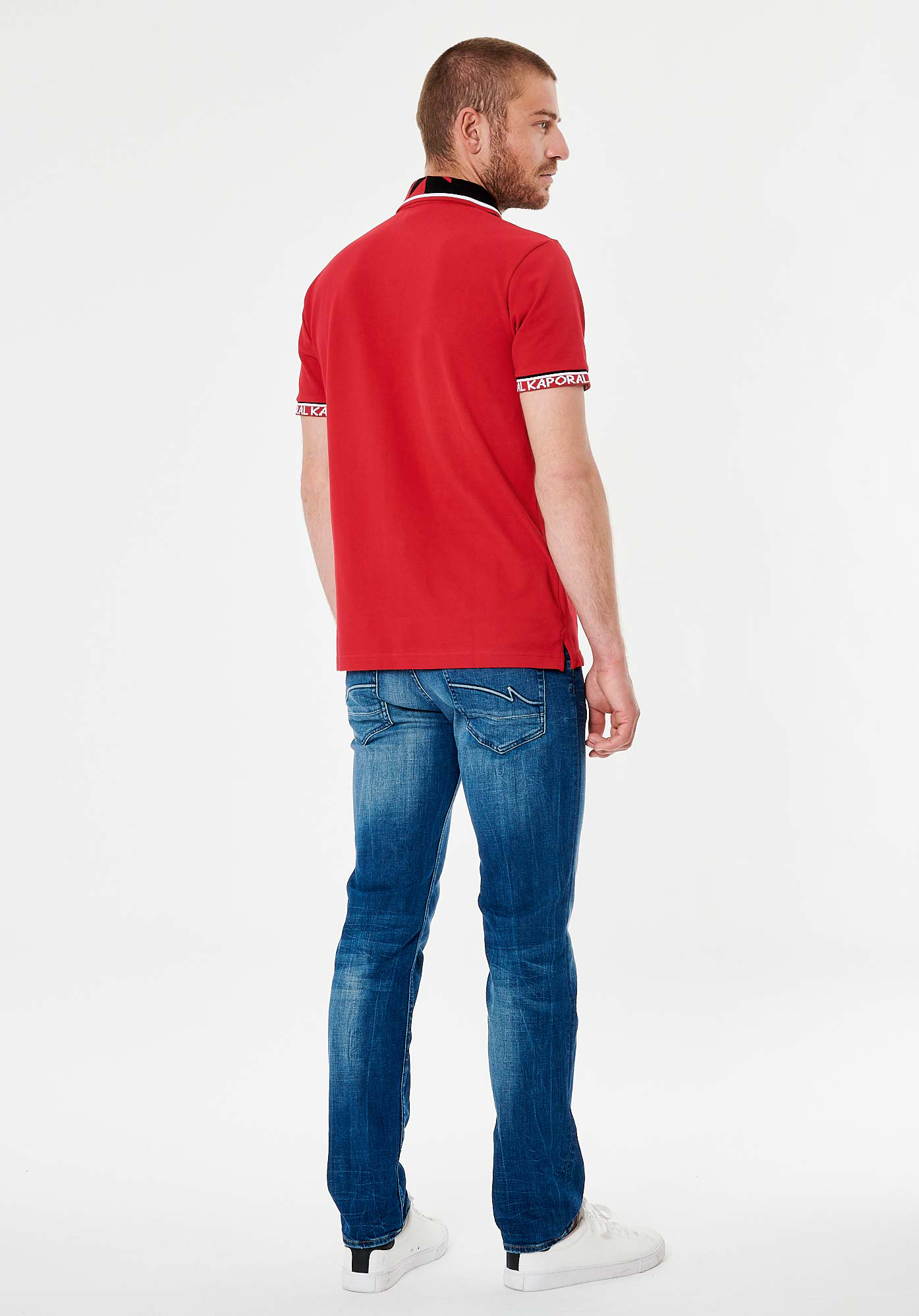 TETRO  Polo rouge homme