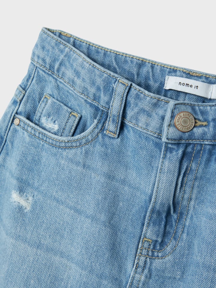 name it Jeansrock lang NKFKAT DNM LONG SKIRT 3724-BE in light blue denim günstig kaufen