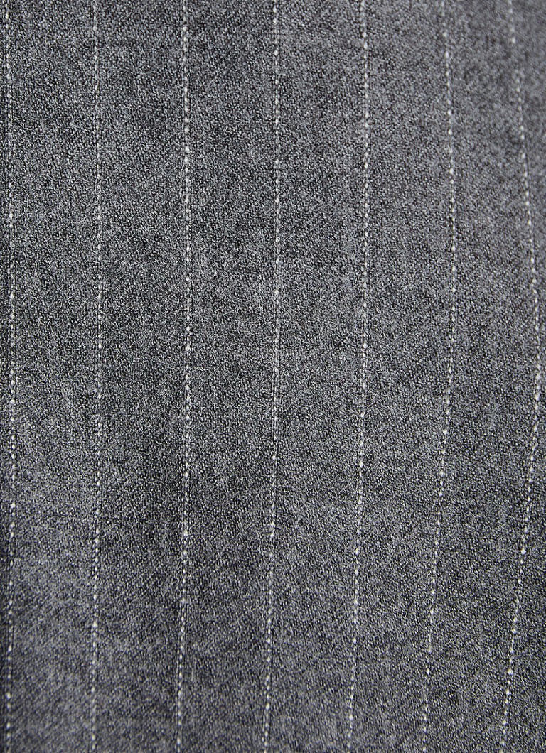 Ριχτό παντελόνι MaxMara Gong από παρθένο μαλλί με ψηλή μέση και ρίγα