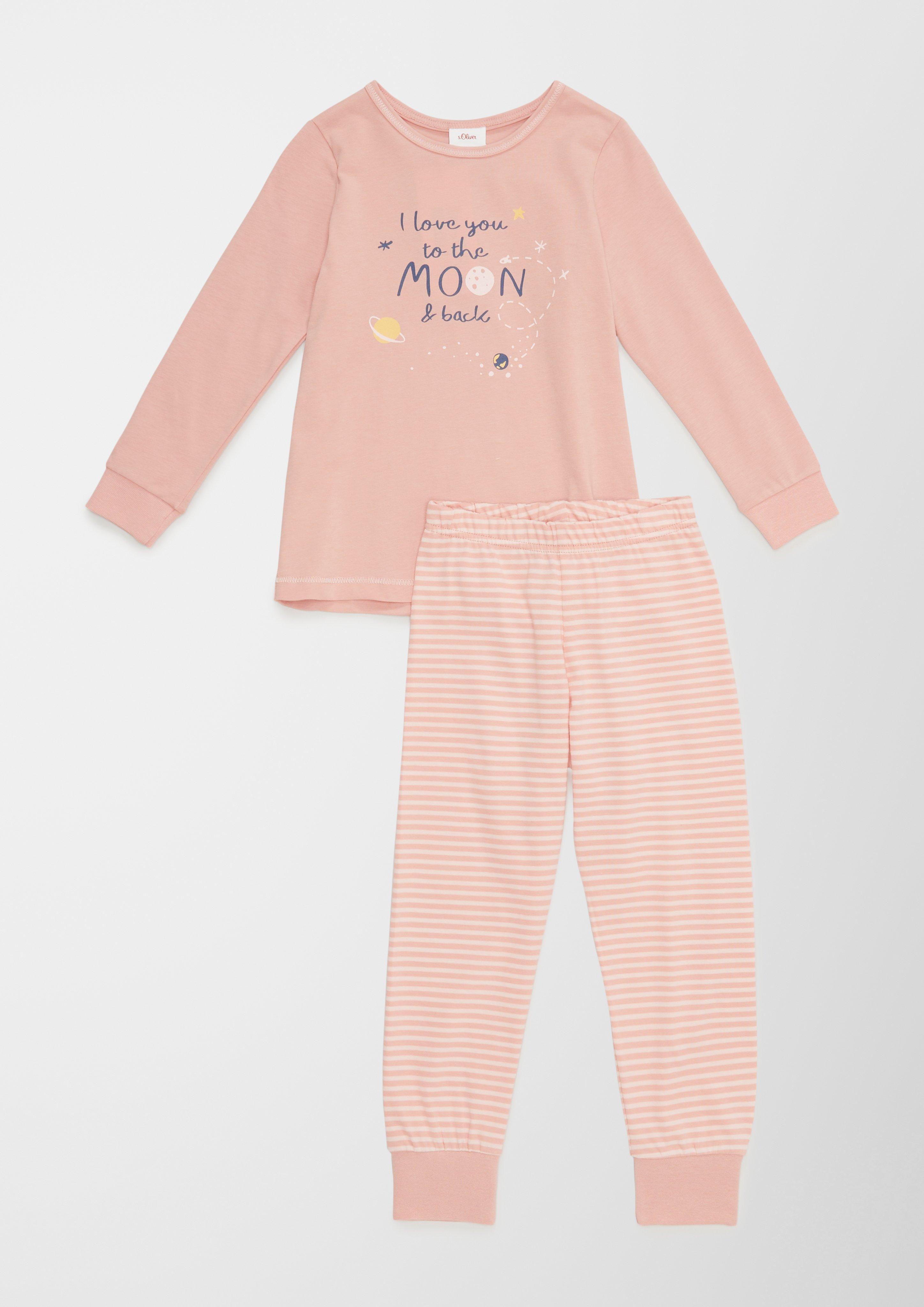 Pyjama mit Frontprint  6006854-128