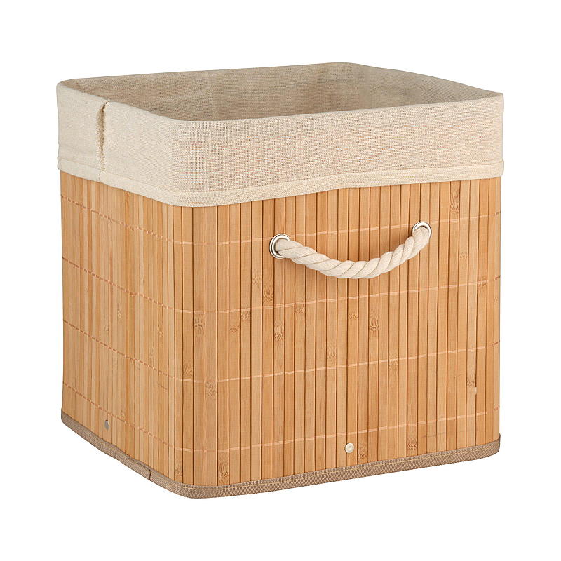 Home Bambuskurv 31x31x31 cm m/for