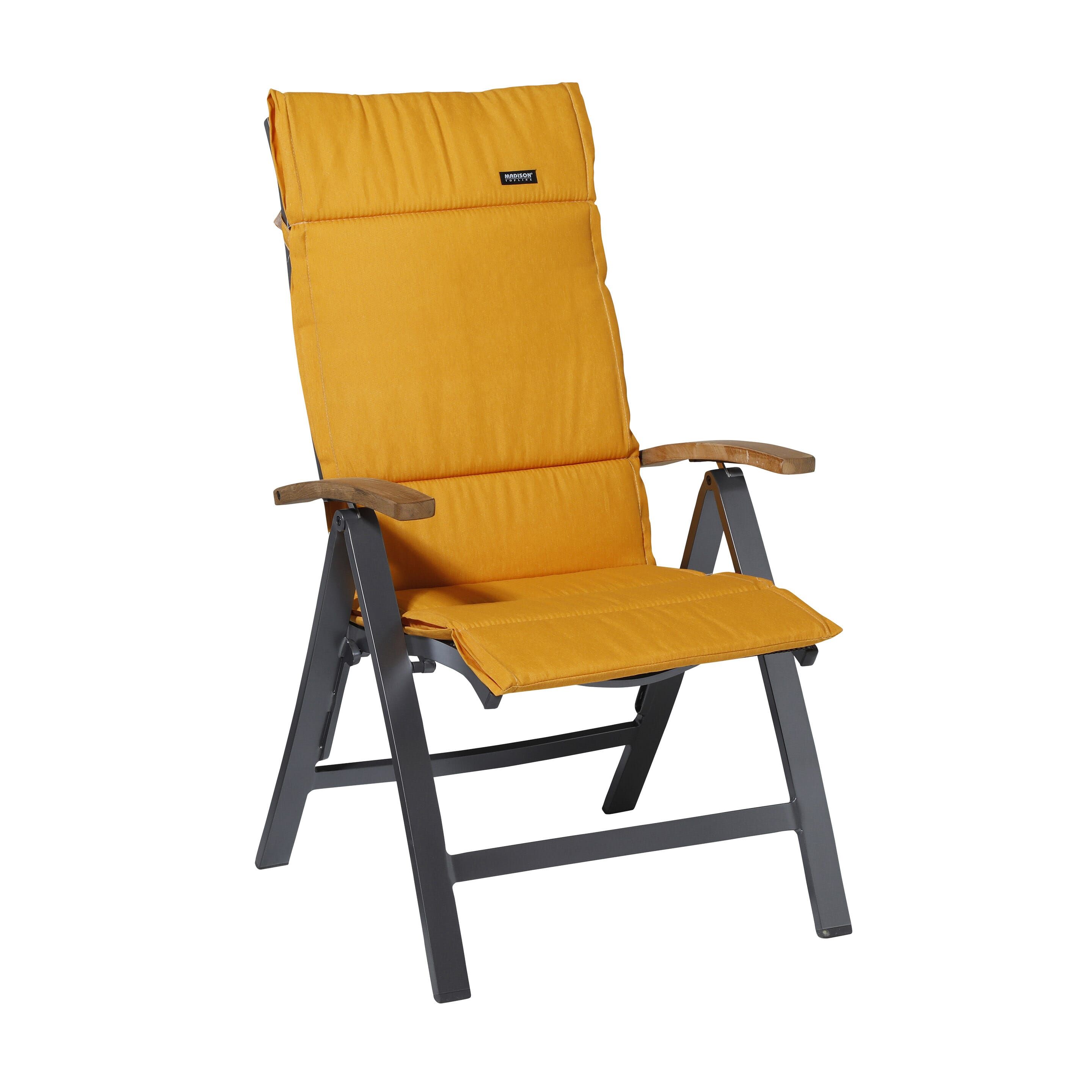 Madison Panama Golden Glow 125 x 50 Gartenkissen mit hoher Rückenlehne