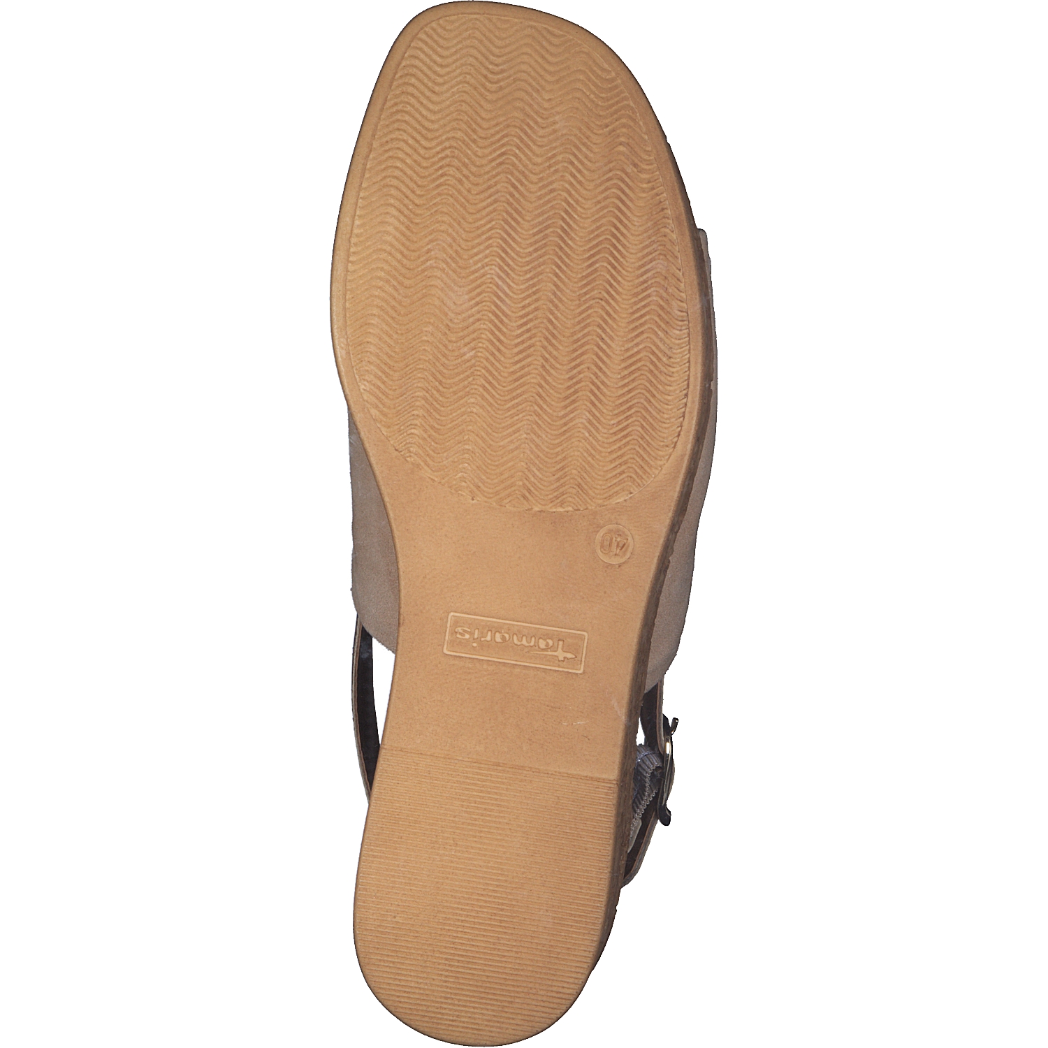 Tamaris 28393-42, Plateau-Sandaletten, Damen, Beige