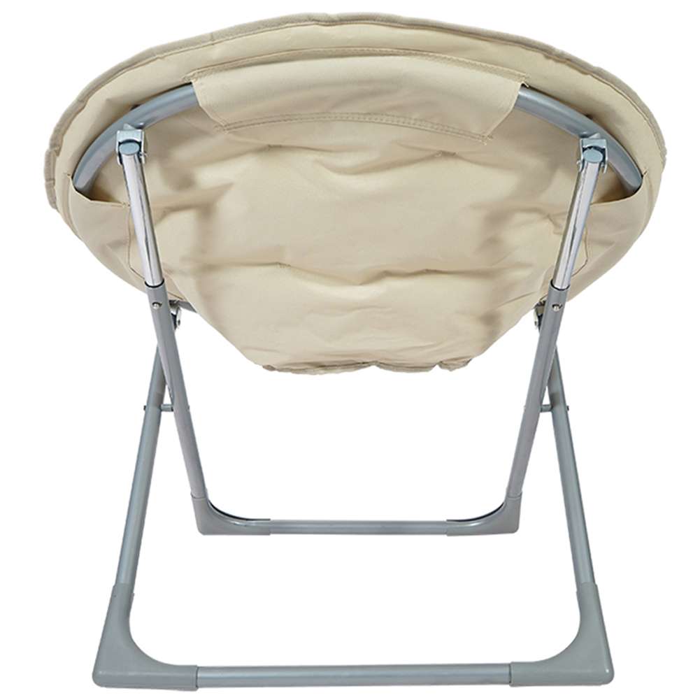 BIXENTE faltbarer Lounge Klappsessel creme