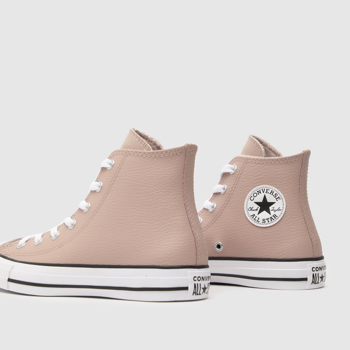 Converse ljusrosa All Star Hi Counter Climate flickor ungdomsskor