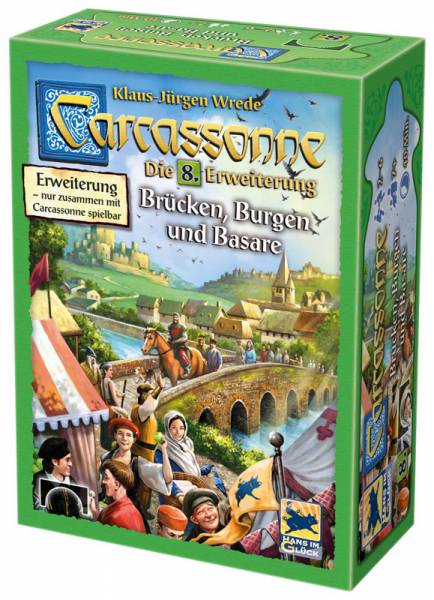 Carcassonne 2. Ed.: Brücken, Burgen und Basare (Erw. 8)