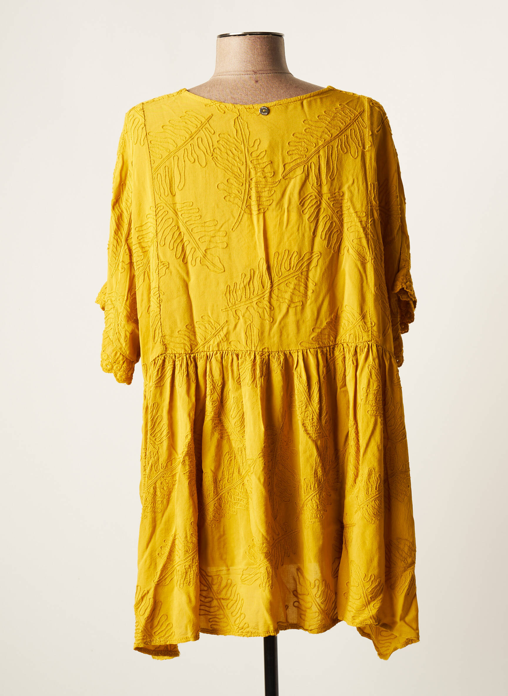 Daniela Cool Tuniquemanchelongue Femme couleur jaune
