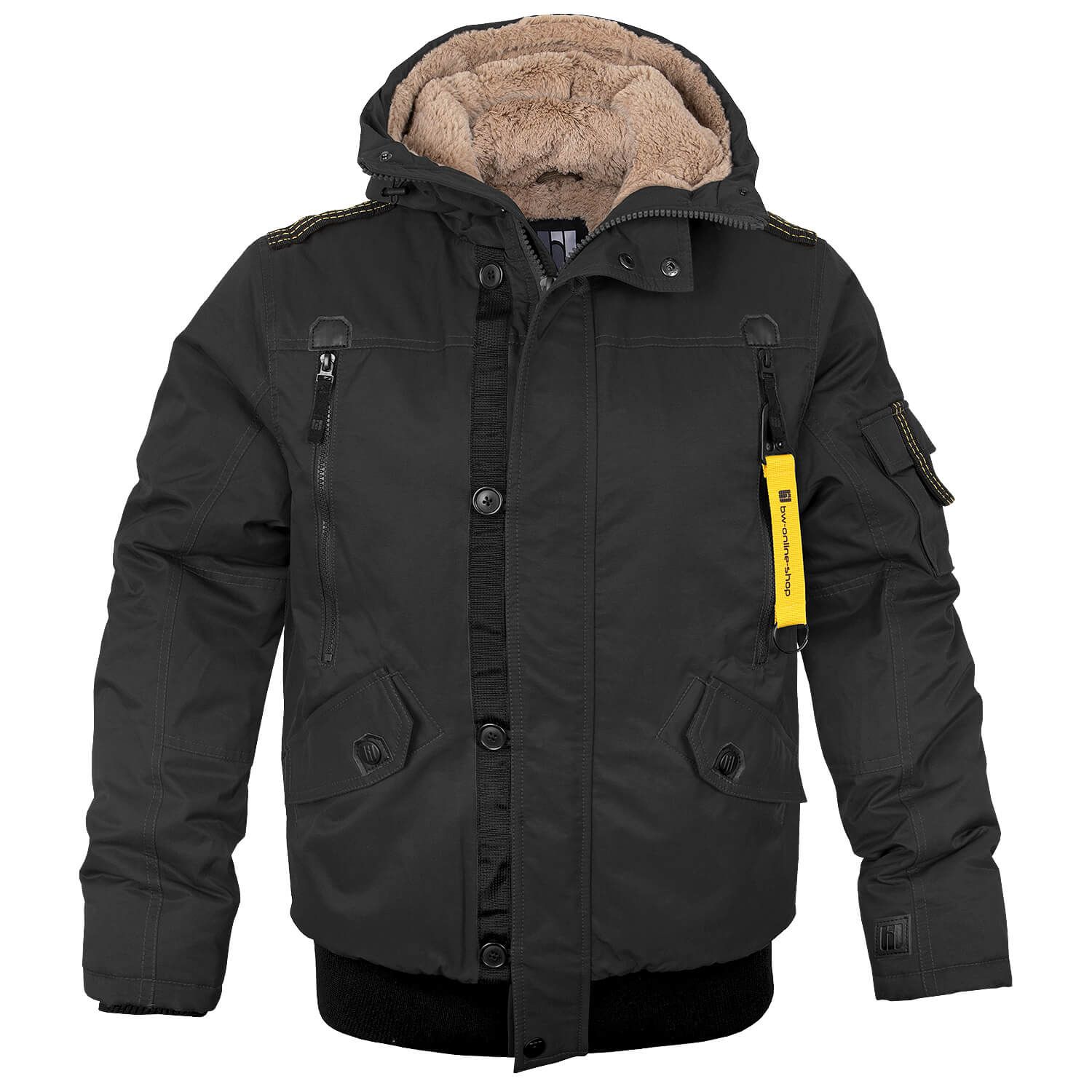 Aircraft Bomberjacke mit Teddyfutter