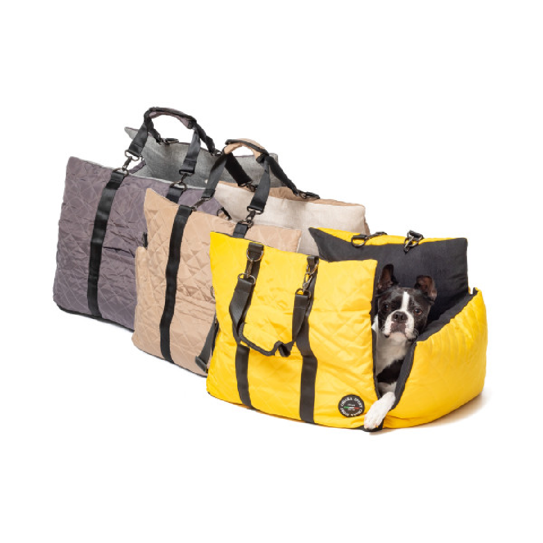 Chiara Tragetaschen Chiara Auto- Hundetasche LIV gelb