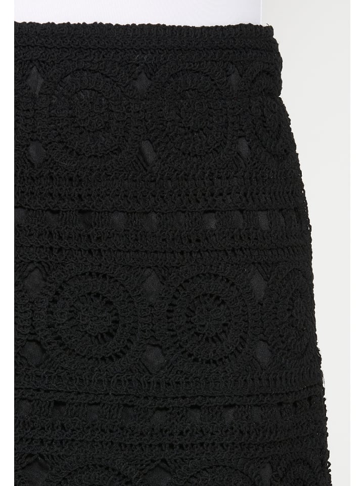 KOROSHI KURZER SKIRT in schwarz günstig kaufen