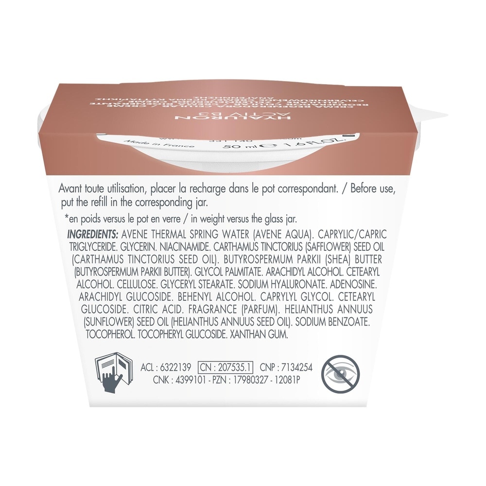 Avène Hyaluron activ B3 Crème régénération cel lulaire Recharge 50ml Crème - Soin traitant