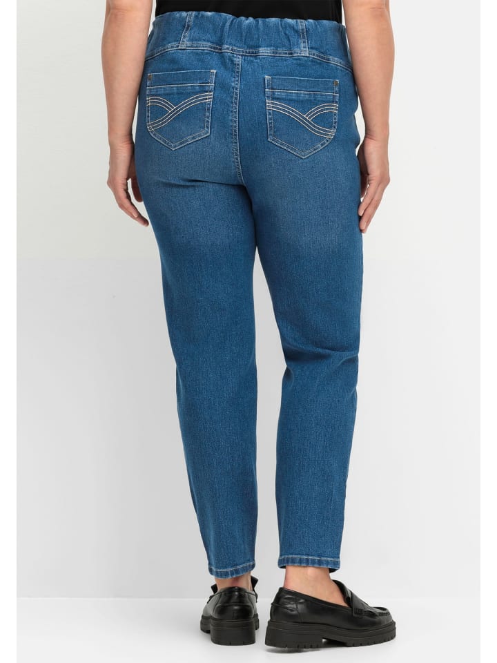sheego Jeggings in blue Denim günstig kaufen