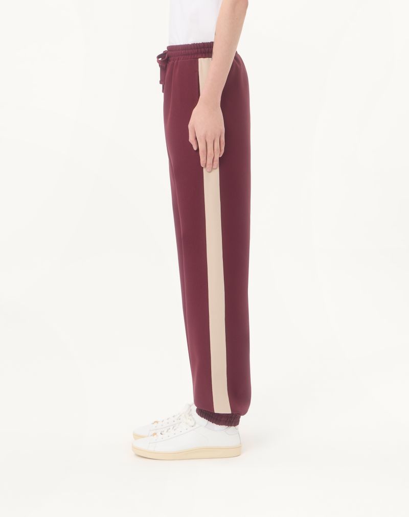 Calças de nylon Valentino com detalhes dourados