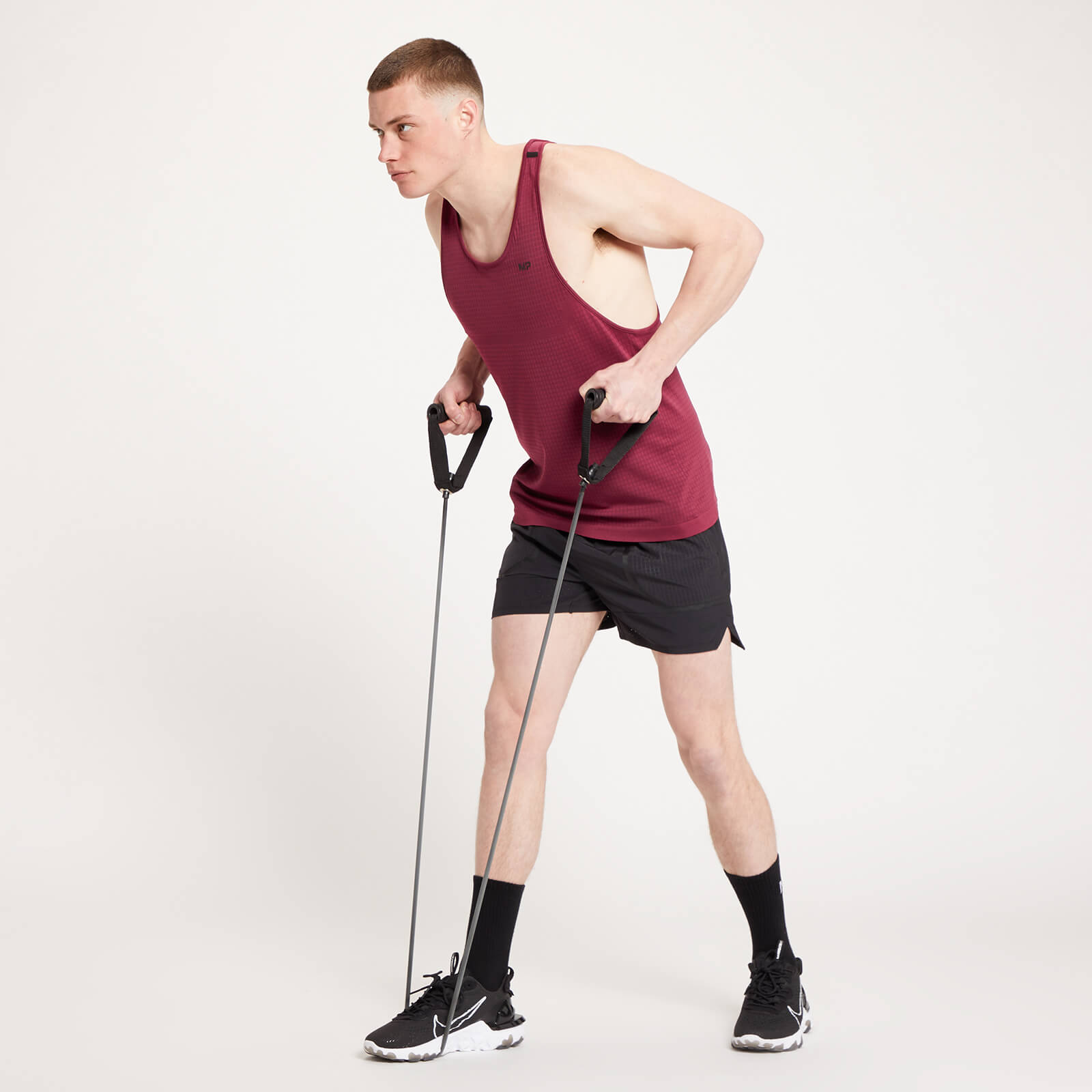 Débardeur sans coutures MP Tempo Ultra pour hommes – Merlot