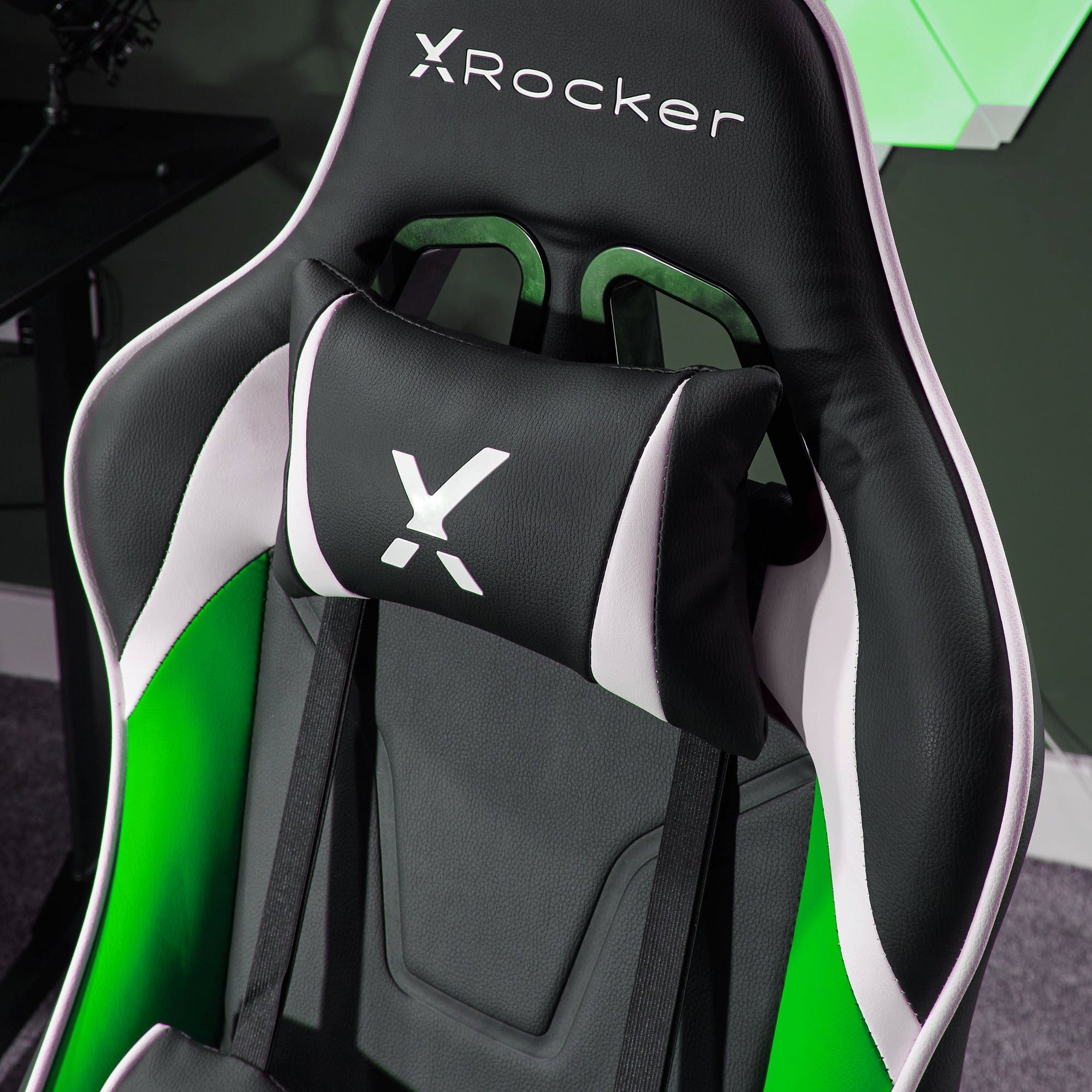 X Rocker Gaming-Stuhl Agility Compact eSports Gaming Bürodrehstuhl für Kinder & Teenager