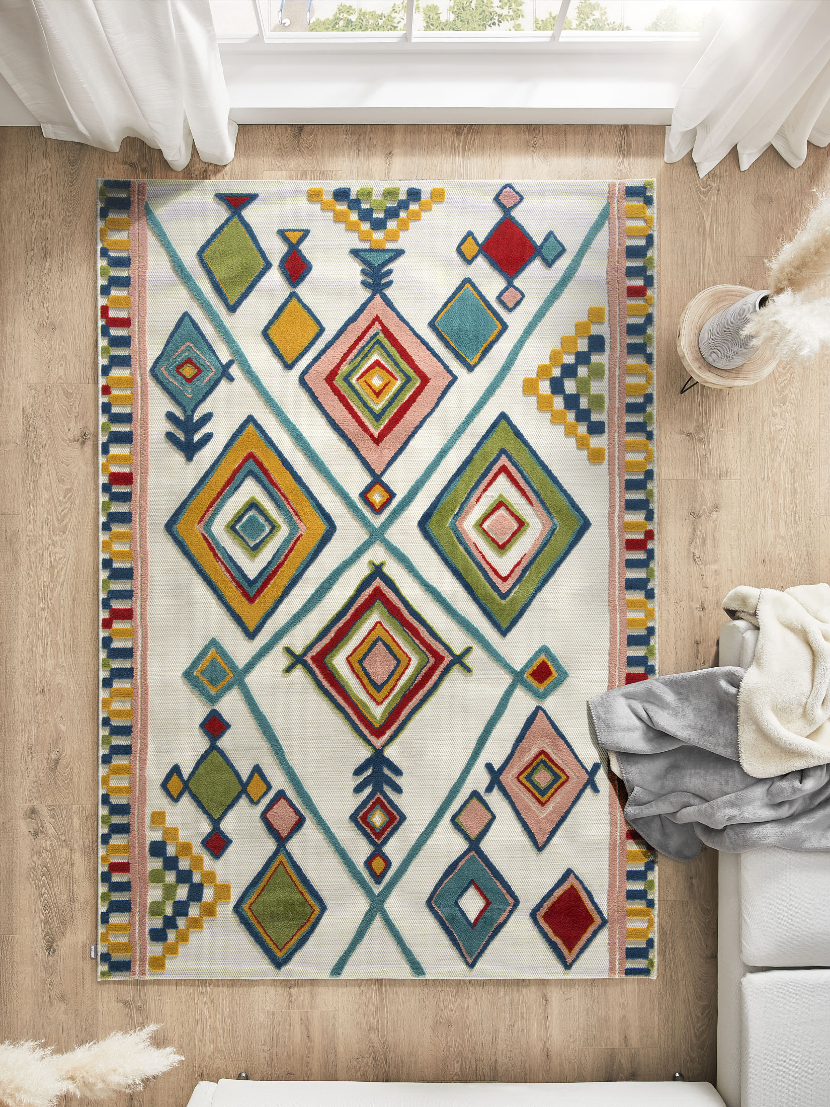 Penida Outdoor-Teppich, Multicolor