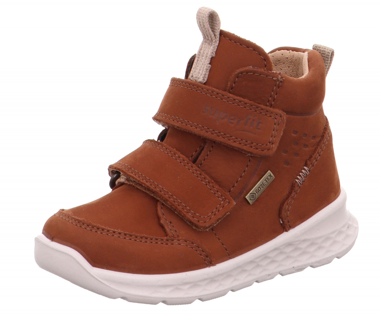 BREEZE - Braun/BeigeSneaker high mit Klettverschluss