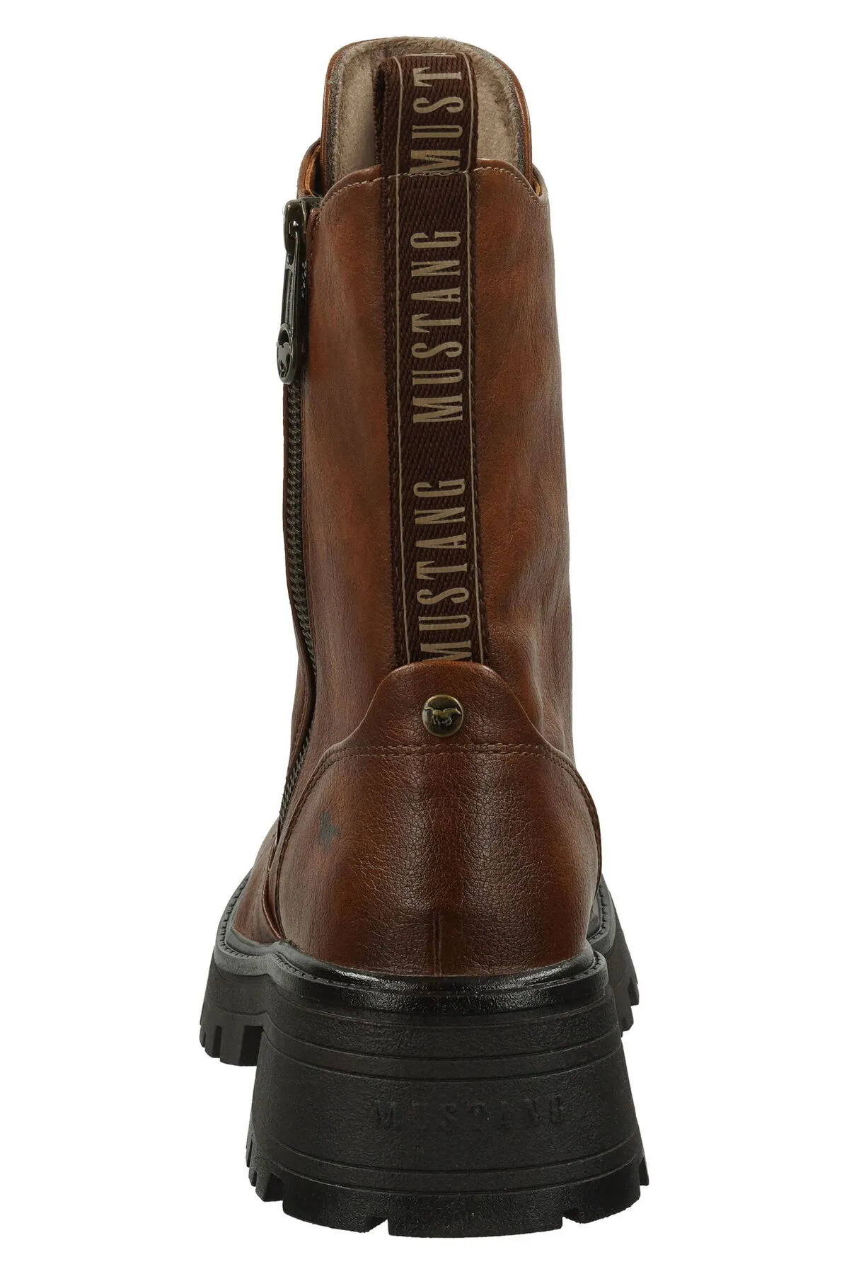 Mustang  Stiefelette - Braun - Blockabsatz