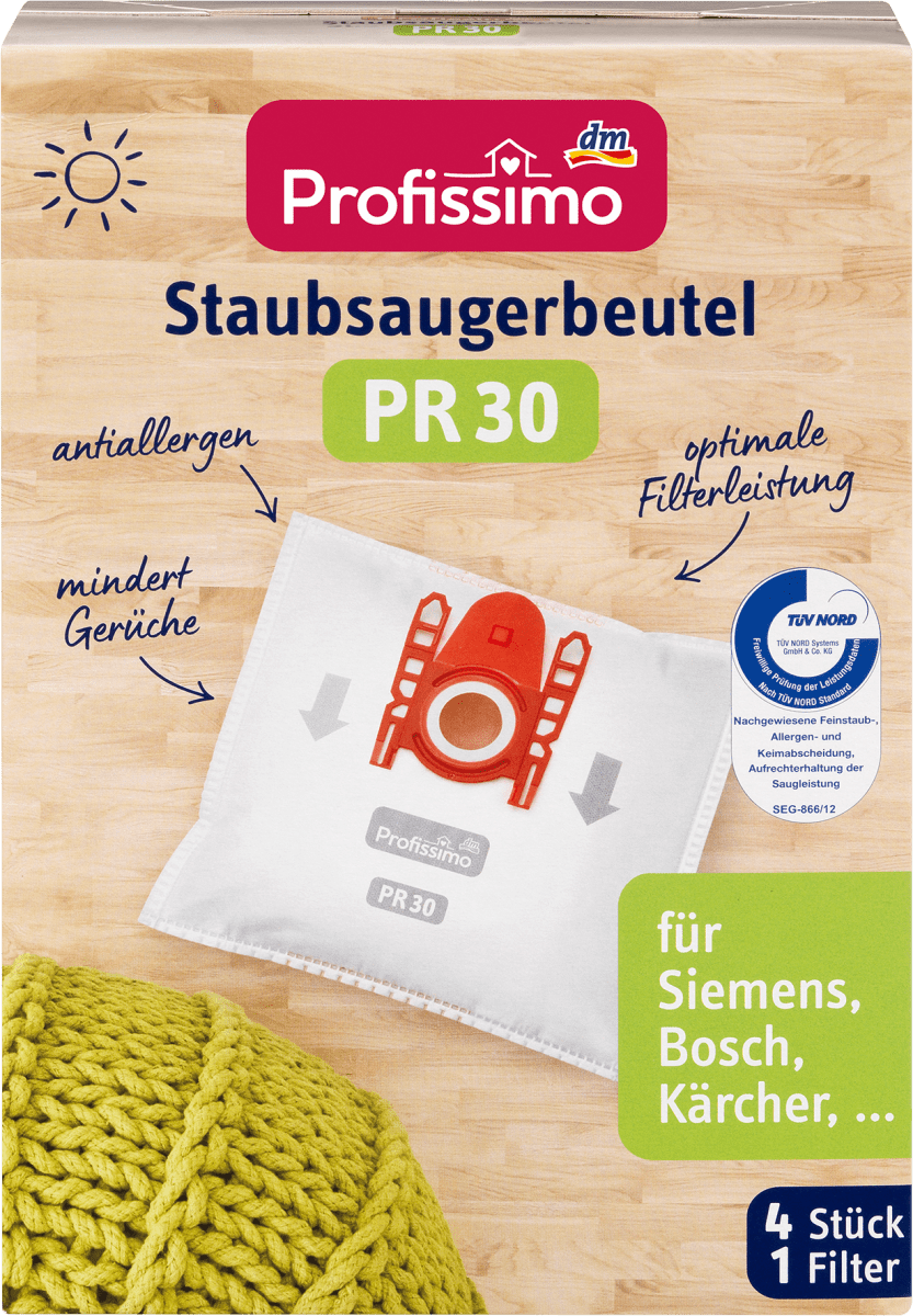Staubsaugerbeutel PR  30, 4 St