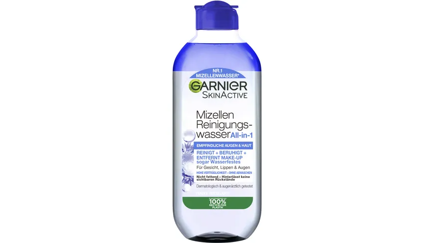 Garnier Skin Active Mizellen Reinigungswasser All-in-1 für empfindliche Haut 400 ml